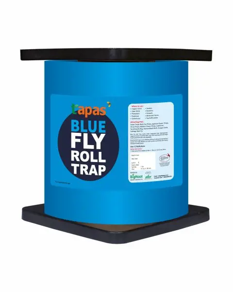 Blue Sticky Roll- 15Cm×100M Sticky Trap For Insects (Thrips & Leaf Miners) Ipm Suitable | Tapas 1