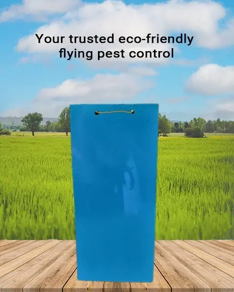 Blue Sticky Trap- 11Cm×28Cm Sticky Trap For Insects (Thrips & Leaf Miner) Ipm Suitable | Tapas 1