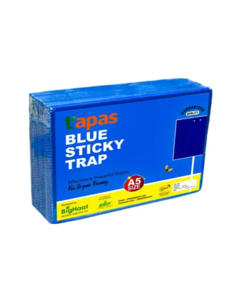 Blue Sticky Trap- A5 Size, Eco Sticky Trap For Insects (Thrips & Leaf Miner) Ipm Suitable | Tapas 1
