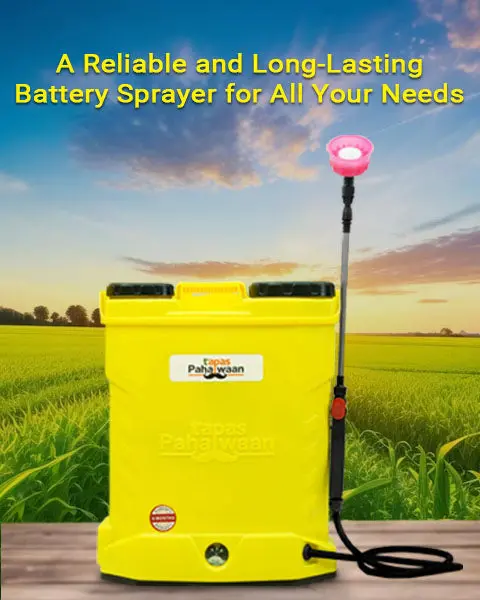 Tapas Pahalwaan 101 - Single Motor Battery Sprayer 12X8 For Farm, Garden & Disinfecting 1