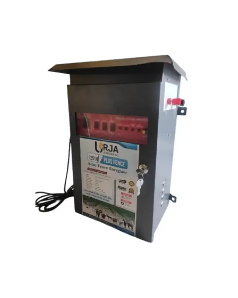 Urja 20 Kv Panel Fence Solar Zatka Machine / Fence Energizer For 1 To 50 Acre With Cable And 2 Piece Warning  Boards 1