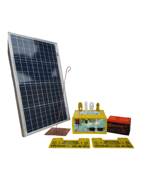 Urja 8 Kv Mini Solar Zataka Machine Combo Set For 20 Acres (Battery 12 V 14 Ah, 20 W Solar Panel) 1
