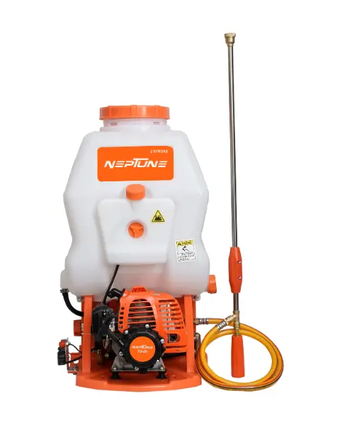 Neptune Model-708 2-Stroke Knapsack Power Sprayer | 26Cc Petrol Engine | 20-Litre Tank Capacity - 1
