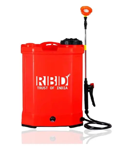 Rbd 20L Double Motor Sprayer - High Pressure With 12V 12Ah Battery & 3 Nozzle Options 1
