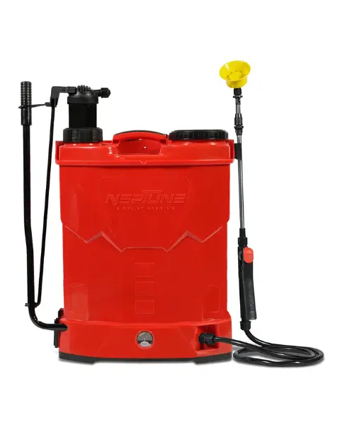 Neptune Model-25 Battery & Manual 2 In 1 Knapsack Sprayer 12V X 12Amp, 20L Tank, Telescopic Lance With 4 Nozzles 1