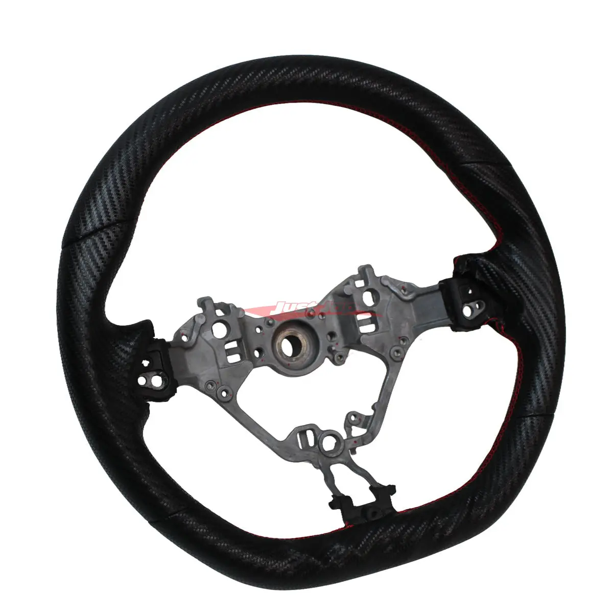 Tisso Premium Leather Carbon Look Steering Wheel Fits Toyota 86 & Subaru Brz (2017~) 1