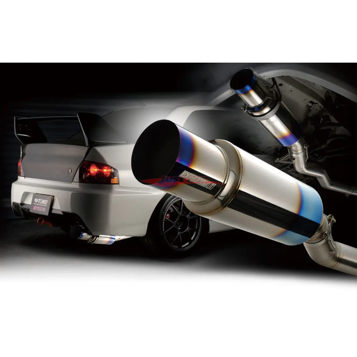 Tomei Expreme Ti Titanium Catback Exhaust System Fits Mitsubishi Lancer Evolution 7/8/9 Ct9a 1