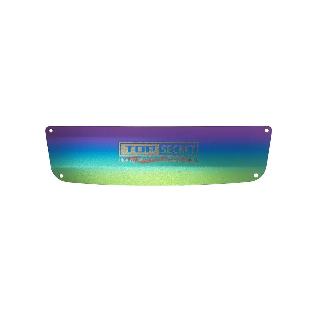Top Secret Engine Cover Titanium Plate (Purple Green Gradation) Fits Nissan R35 Gtr 1