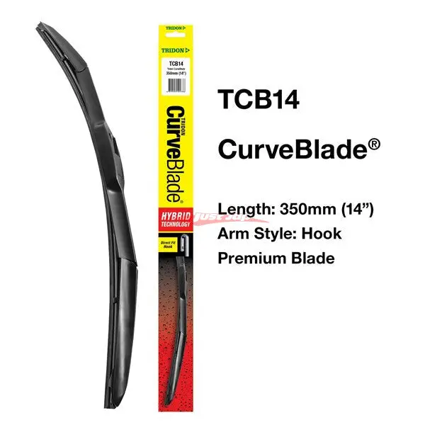Tridon Curved Wiper Blade Assembly 350Mm / 14" (Direct Fit Hook) 1