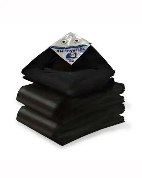 Tuffpaulin 12.19 M X 12.19 M (40Ft X 40Ft) 150 Gsm Black Pond Liner Tarpaulin-Tirpal 1