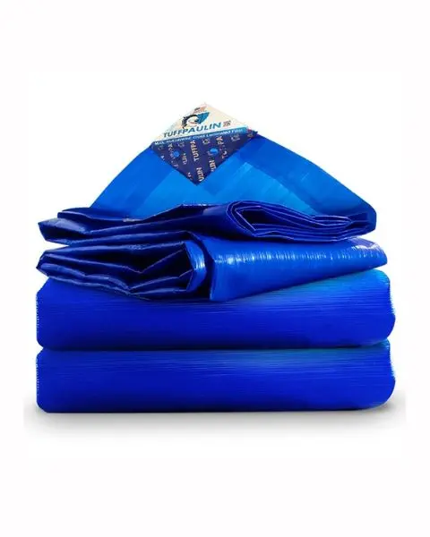 Tuffpaulin 12.19 M X 12.19 M (40Ft X 40Ft) 200 Gsm Blue Haycover Super Heavy Duty Tarpaulin-Tirpal 1