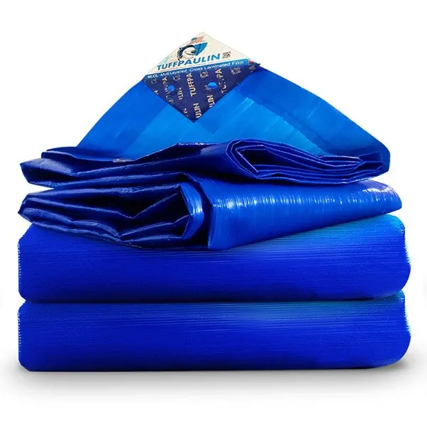 Tuffpaulin 12.1M X 18.2M (40Ft X 60Ft) 200 Gsm Blue Pond Liner Tarpaulin-Tirpal 1