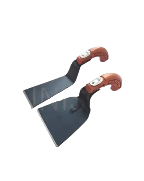Unison' Khurpa Set Of 2 Pcs. (7.62 Cm & 12.70 Cm / 3" & 5") With Plastic Handle Wood Type 1