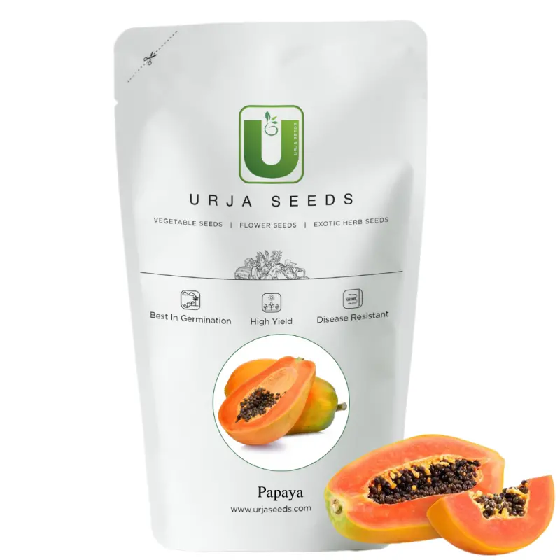 Urja Madhuri Papaya Seeds - Soft Flesh Papaya Variety 1