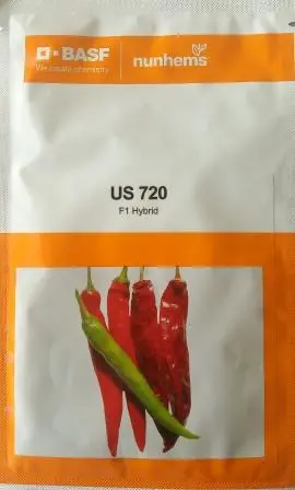 Us 720 Chilli Seeds - Fresh & Dry Use, Medium Heat, High Yield 1