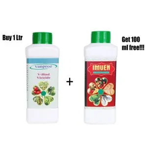 Vanproz V-Bind Bio Viricide + Imuen Growth Promoter Combo 1