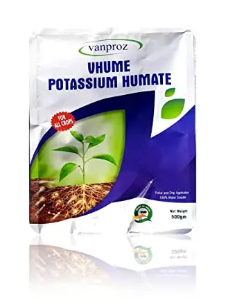 Vhume Potassium Humate (Humic Acid 65% + Fulvic Acid 10% + Potash 10%) - Soil Conditioner For All Crops 1