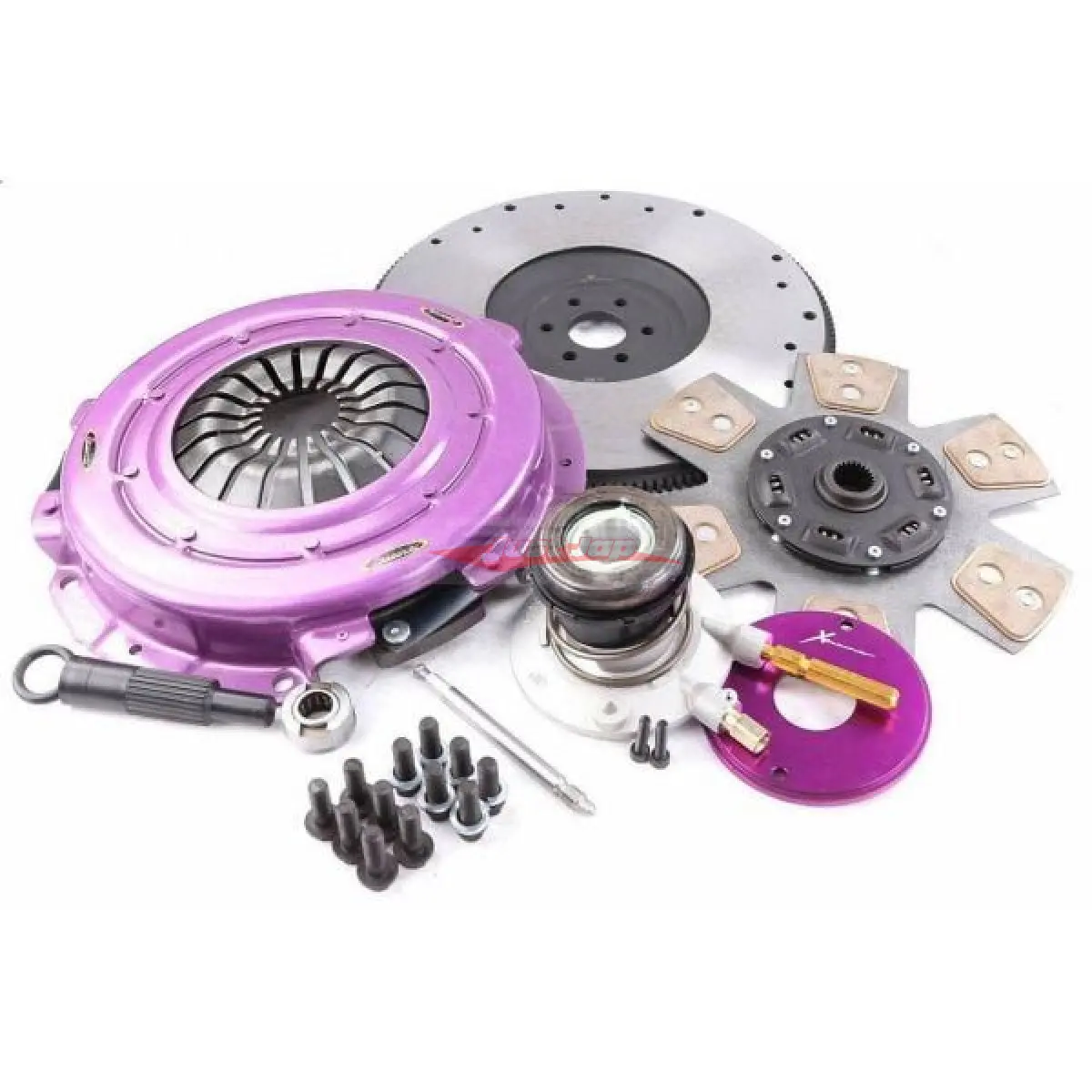 Xtreme Heavy 280Mm Duty Button Clutch Kit With Flywheel & Concentric Slave (Non Sac) Fits Ford Falcon Xr6 Turbo (Fg) 1