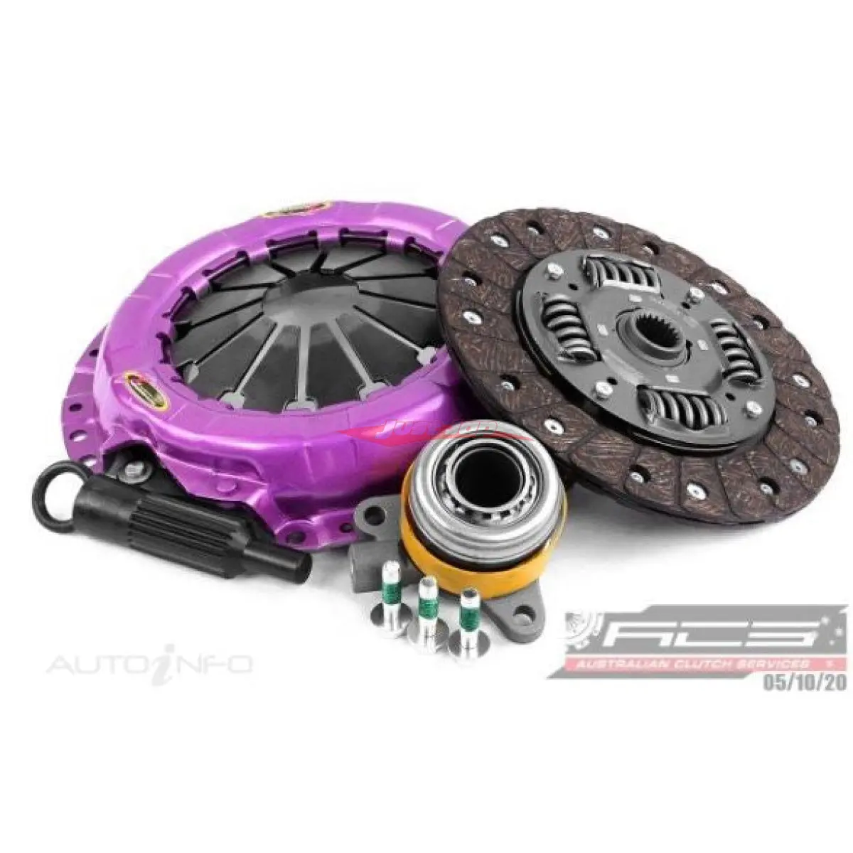 Xtreme Heavy Duty Organic Clutch Kit + Concentric Slave Fits Toyota Corolla Zre152/Zre172/Zre182 1