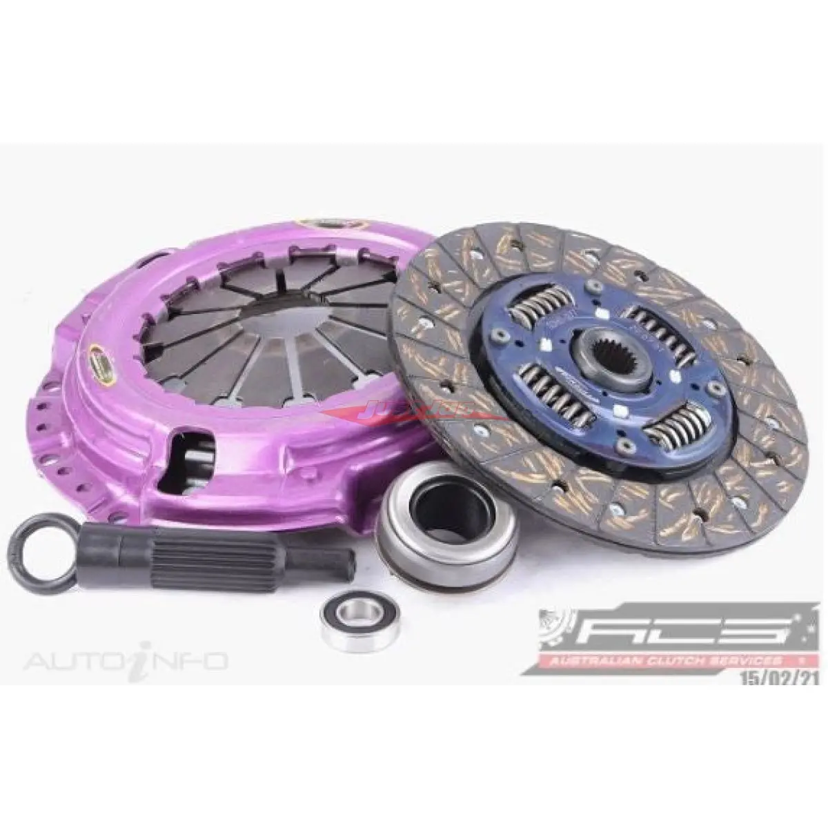 Xtreme Heavy Duty Organic Clutch Kit Fits Ford Laser/Capri/Festiva Mazda 323 1