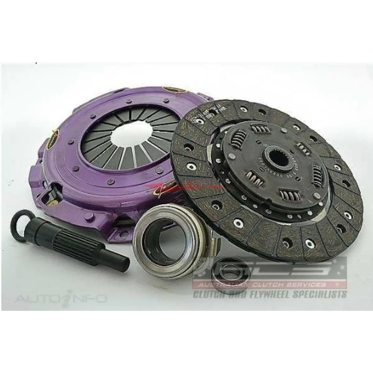 Xtreme Heavy Duty Organic Clutch Kit Fits Ford Laser Tx3 Mazda Familia 1