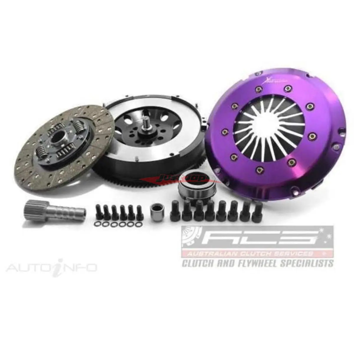 Xtreme Heavy Duty Organic Clutch & Smf Fits Bmw E82/ E88/ E92/ E93 8-Bolt Crank 1