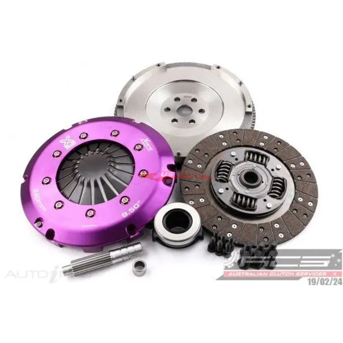 Xtreme Heavy Duty Organic Clutch & Smf Wheel Kit V2 Fits Mazda 3 & 6 Mps (Bk/Bl/Gg) 1