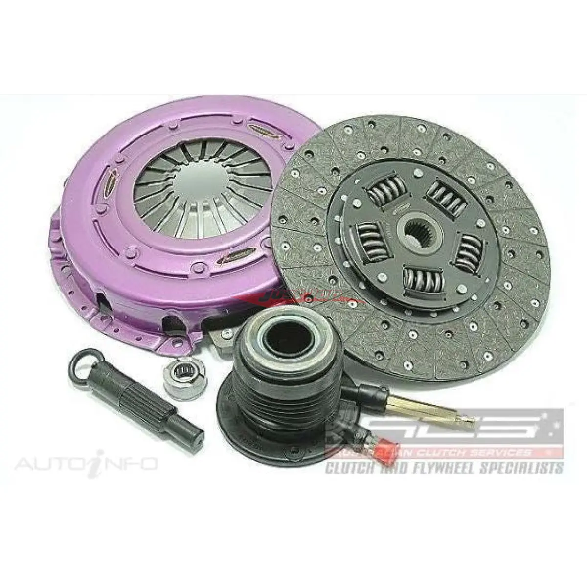 Xtreme Heavy Duty Organic Clutch With Concentric Slave Fits Ford Falcon Xr6 Turbo (Ba-Bf) 1