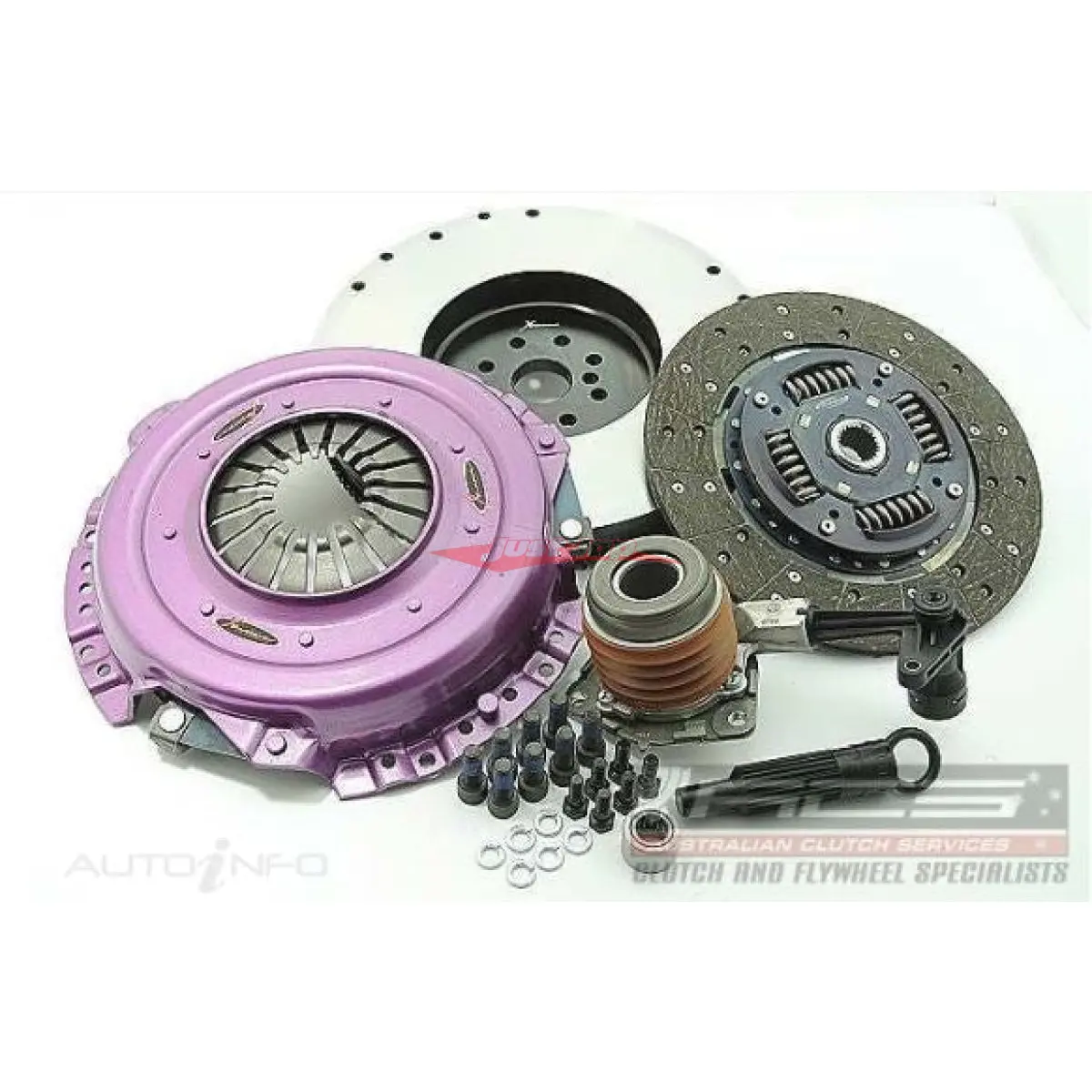 Xtreme Heavy Organic Clutch Kit With Single Mass Flywheel & Csc Fits Holden Commodore Ve (3.6L V6) 1
