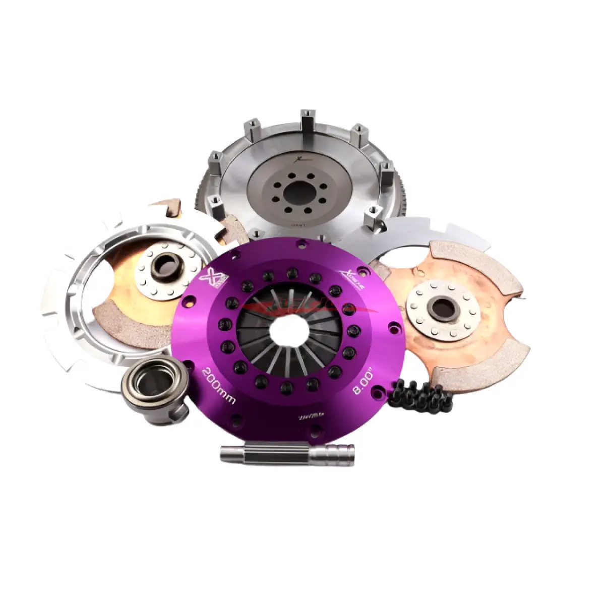 Xtreme Twin Plate Race Clutch 200Mm (Ceramic Solid Centre) Fits Nissan S13/S14 Silvia & 180Sx/200Sx (Sr20det) 1