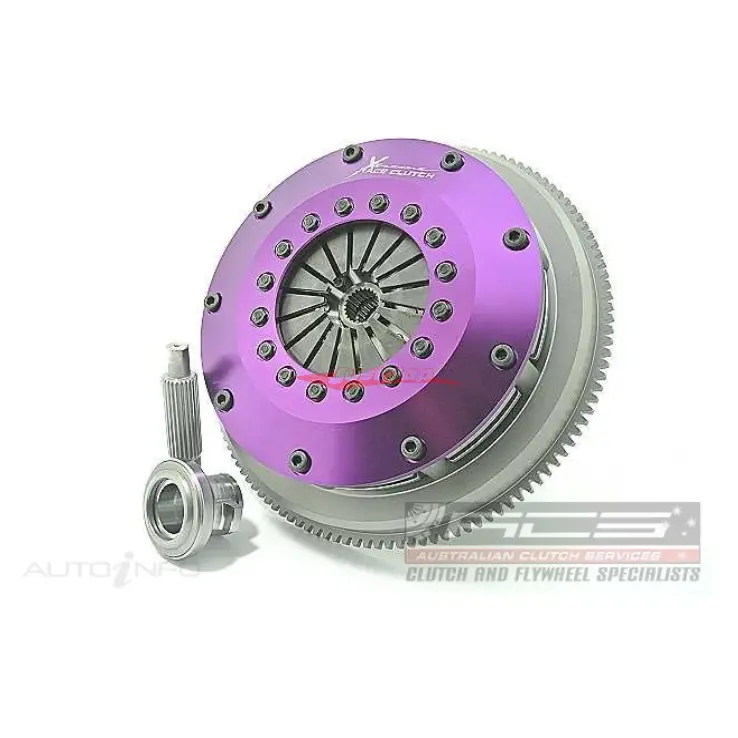 Xtreme Twin Plate Race Clutch 200Mm (Ceramic Solid Centre) Fits Nissan Skyline R31/R32/R33 (Push Type) 1