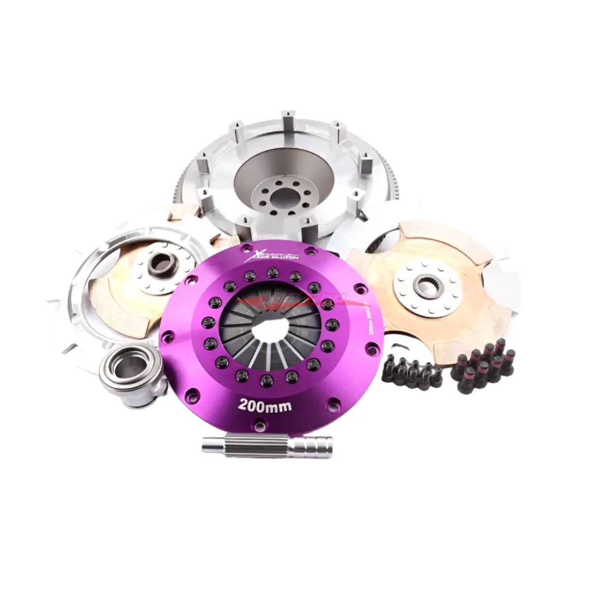 Xtreme Twin Plate Race Clutch 200Mm (Ceramic Solid Centre) Fits Nissan Z33 350Z Fairlady & V35 Skyline 350Gt (Vq35de) 1