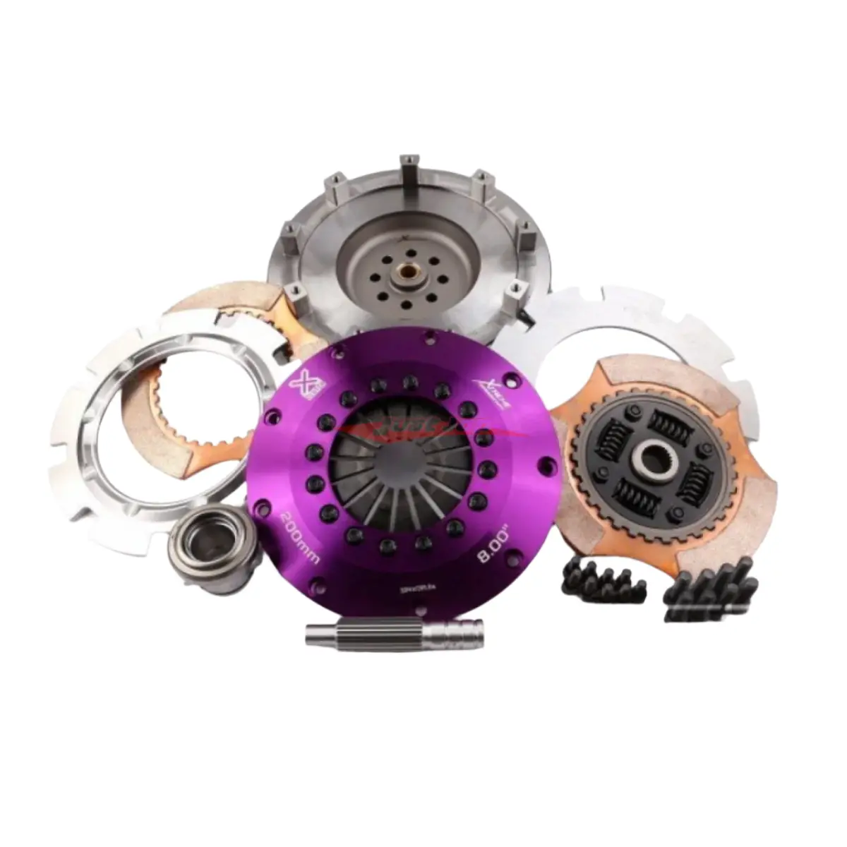 Xtreme Twin Plate Race Clutch 200Mm (Ceramic Sprung Centre) Fits Nissan S15 Silvia & 200Sx (6 Speed) 1