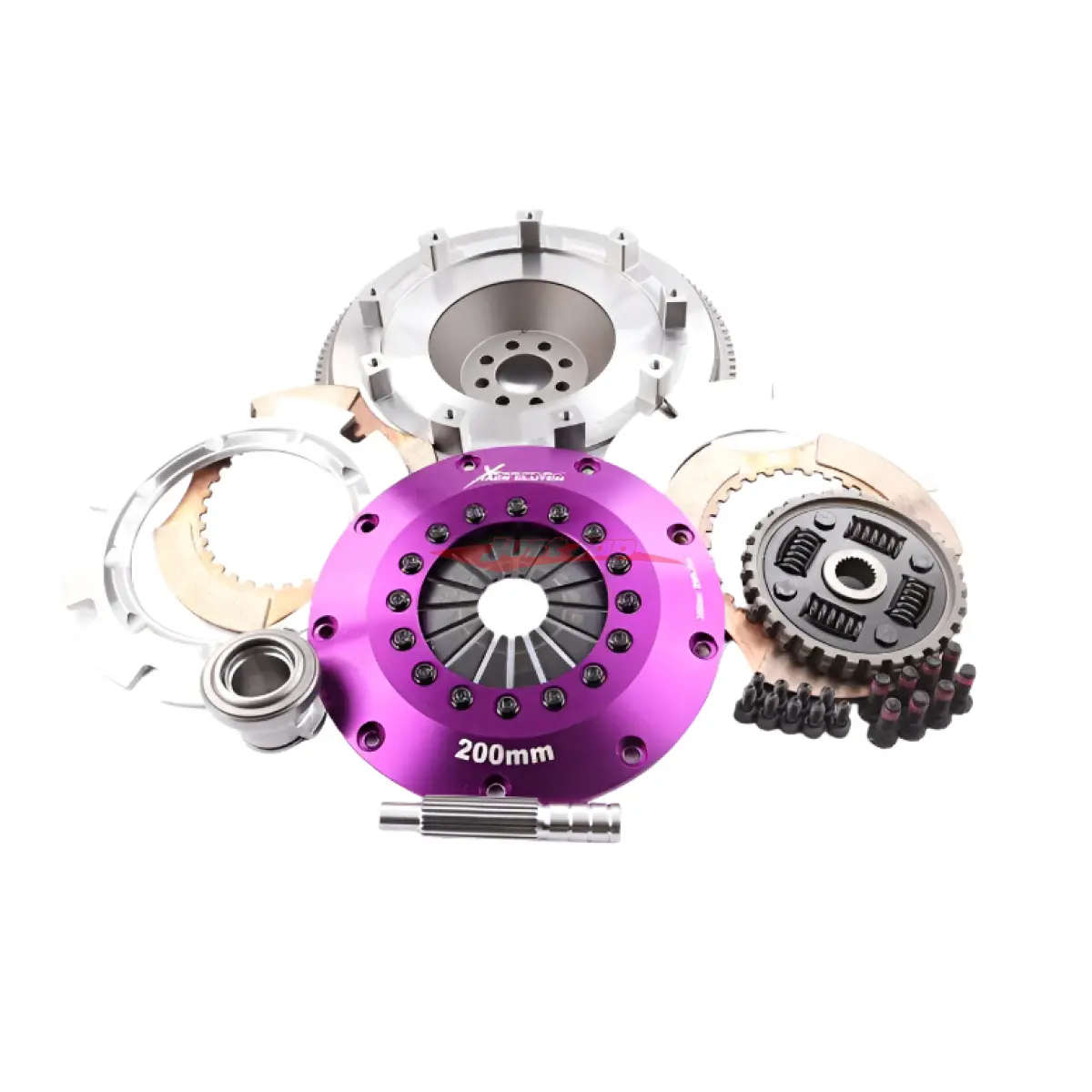 Xtreme Twin Plate Race Clutch 200Mm (Ceramic Sprung Centre) Fits Nissan Z33 350Z Fairlady & V35 Skyline 350Gt (Vq35de) 1