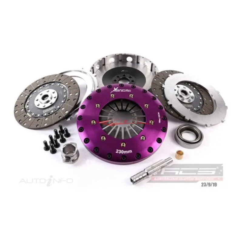 Xtreme Twin Plate Race Clutch 230Mm (Organic Solid Centre) Fits Nissan S13/S14 Silvia & 180Sx/200Sx (Sr20det) 1