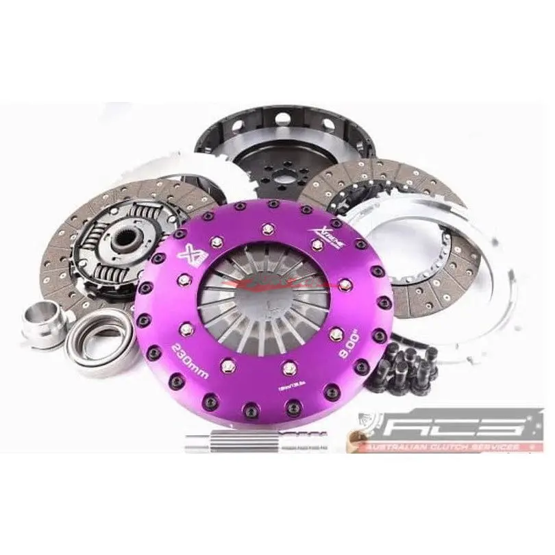 Xtreme Twin Plate Race Clutch 230Mm (Organic Sprung Centre) Fits Nissan Skyline R31/R32/R33 (Push Type) 1