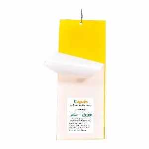 Yellow Sticky Trap For Whitefly, Aphids, Bph, Jassids & Other Sucking Insects 11Cm X 28Cm (Ipm Suitable) | Tapas 1