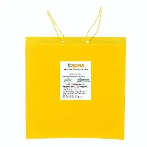 Yellow Sticky Trap For Whitefly, Aphids, Bph, Jassids & Other Sucking Insects 22Cm X 28Cm (Ipm Suitable) | Tapas 1