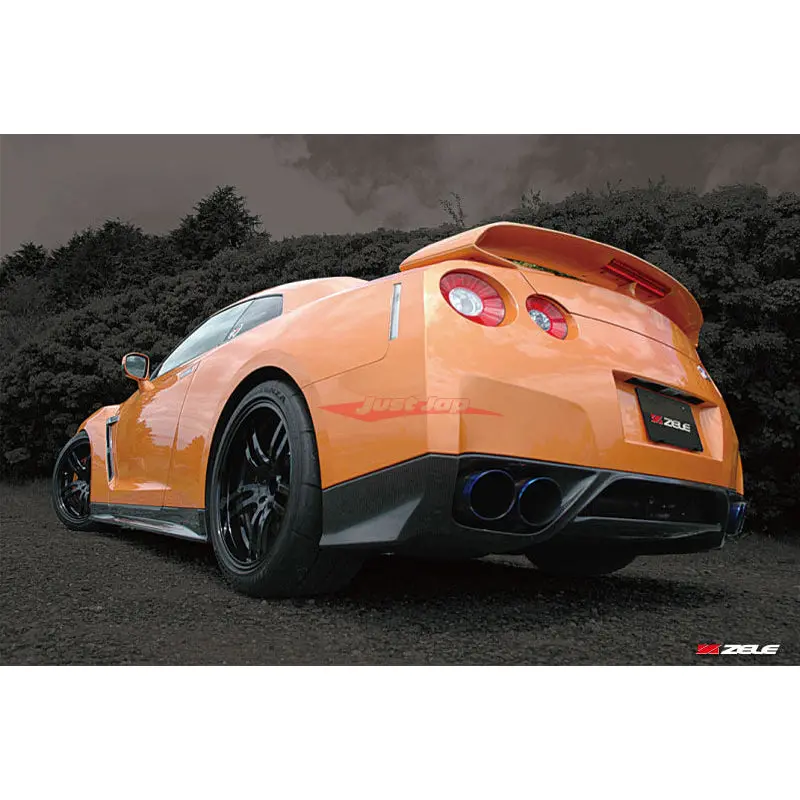 Zele Carbon Rear Valance Under Spoiler Fits Nissan R35 Gtr Cba 11/07-11/10 1