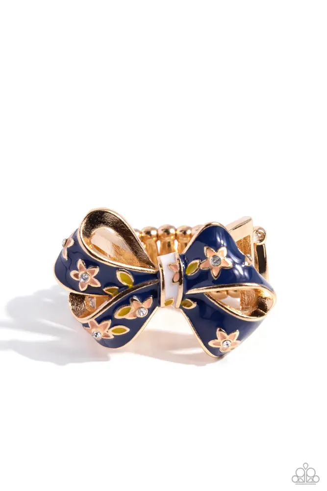Paparazzi Bow Caution To The Wind - Gold 1