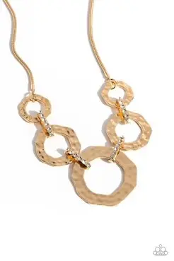 Paparazzi Rounded Redux - Gold 1