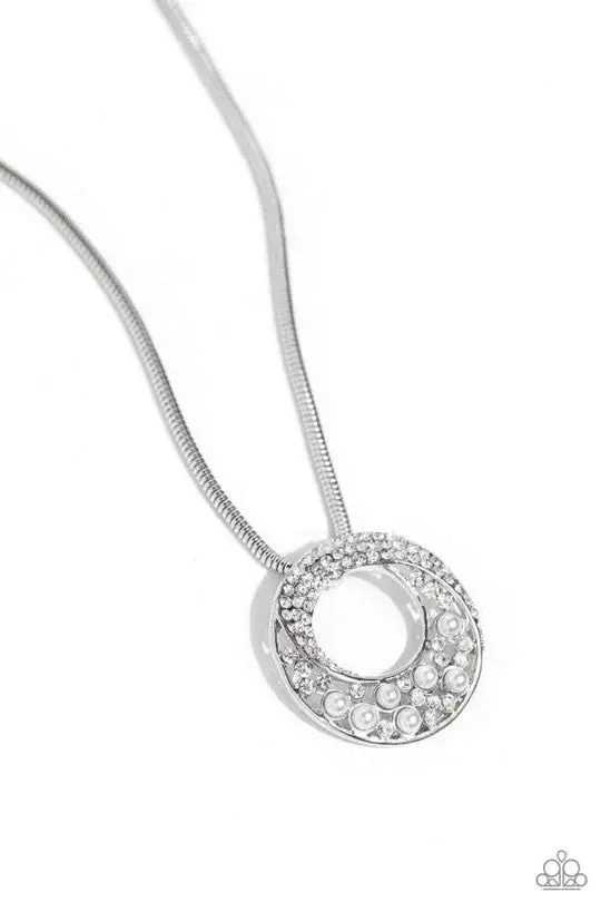 Paparazzi Scintillating Spiral - White 1