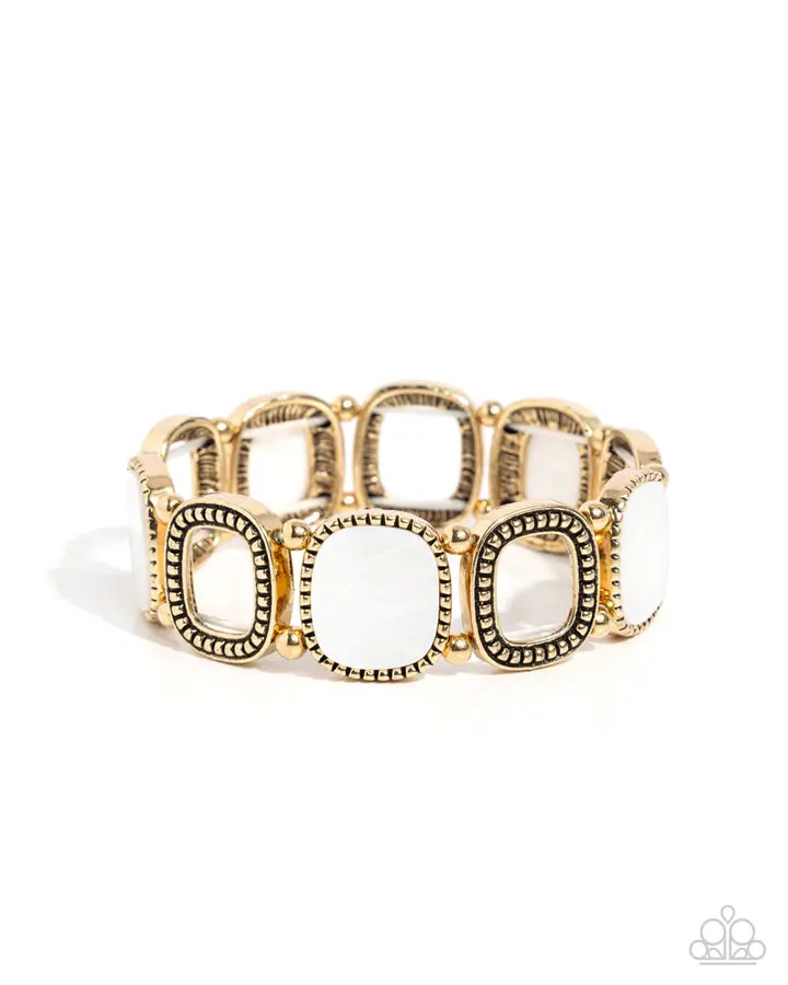Paparazzi Socialite Shells - Gold 1