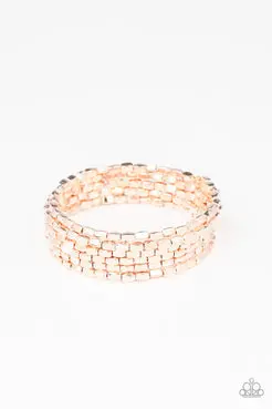 Paparazzi Stunningly Stacked - Rose Gold 1