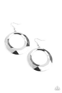 Paparazzi Fiercely Faceted - Silver 1