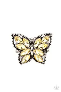 Paparazzi Fluttering Fashionista - Yellow 1