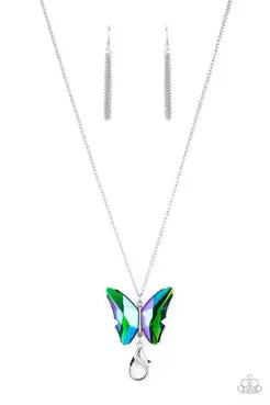 Paparazzi The Social Butterfly Effect - Blue (Lanyard) 1