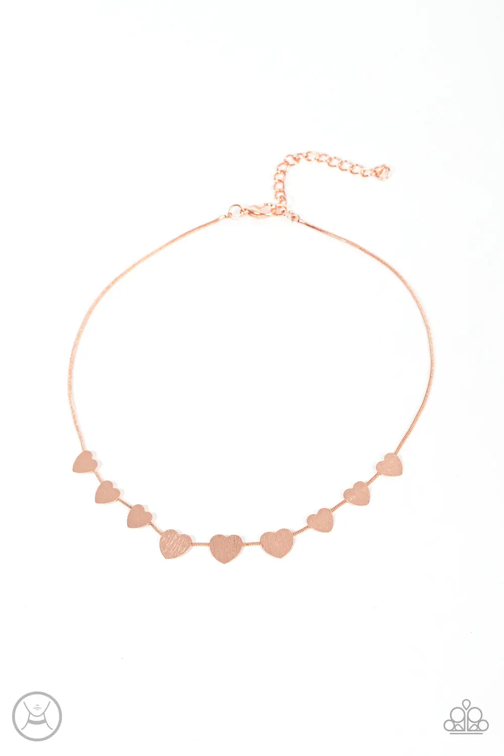 Paparazzi Dainty Desire - Copper (Choker) 1