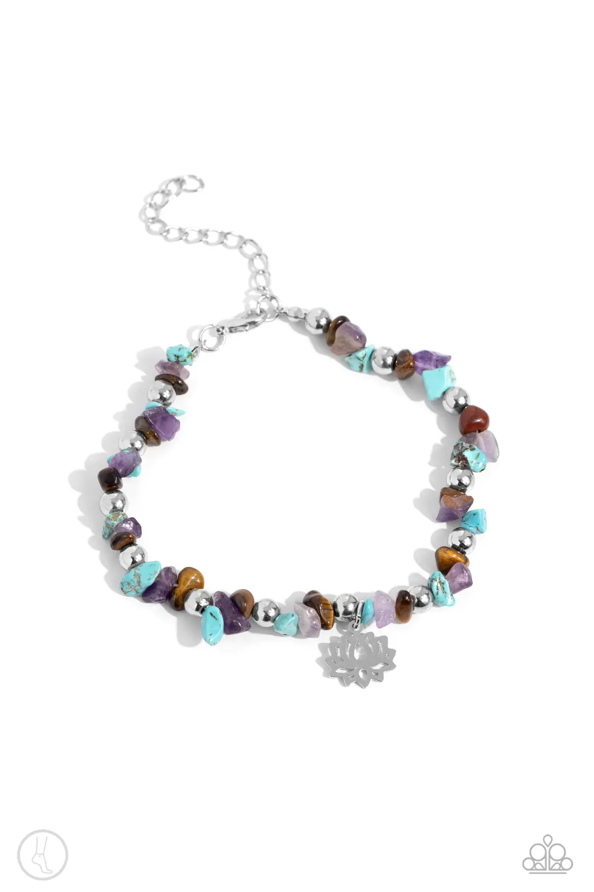 Paparazzi Lotus Landslide - Multi (Anklet) 1