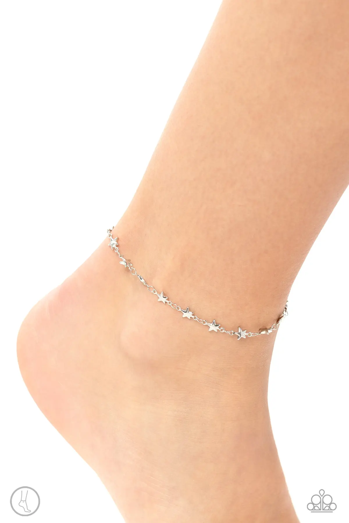 Paparazzi Starry Swing Dance - Silver (Anklet) 2